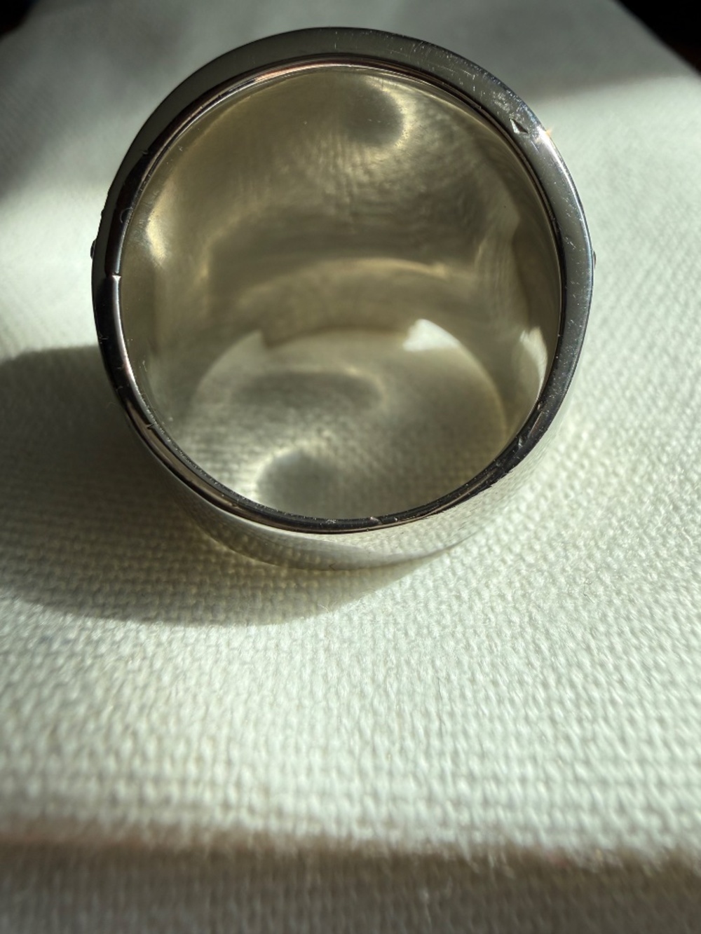 Swarovski Crystal Skull Pavé Statement Ring - Rare Gunmetal Tone Women's  Size 8 - Picture 3 of 12